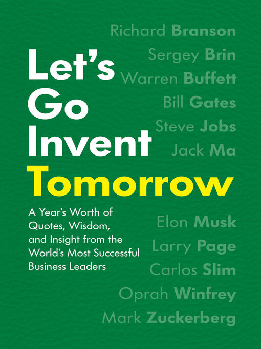 Title details for Let's Go Invent Tomorrow by Jessica Easto - Available